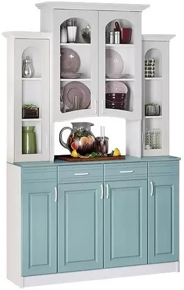 Буфет Констанция 4-х створчатый (Голубой)