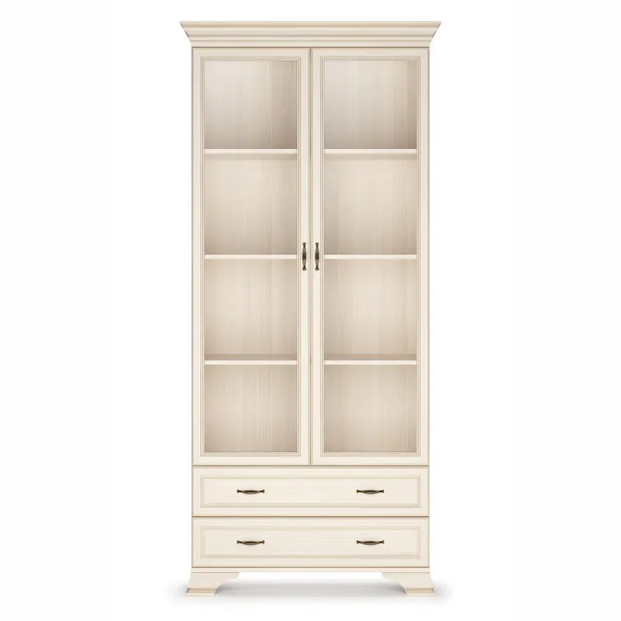 Шкаф (2 стеклодвери) Сиена