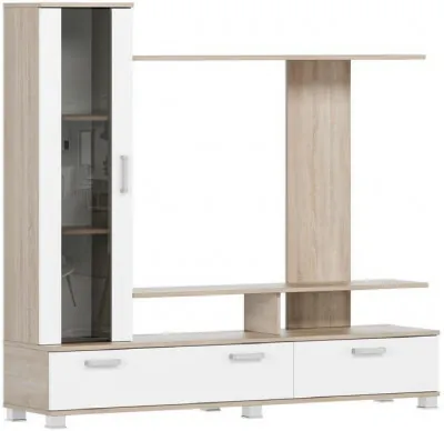 Гостиная Соло-6 (Дуб Сонома / белый)