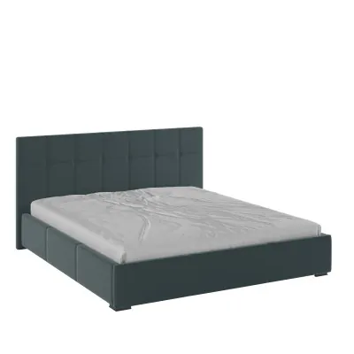 Рио Кровать интерьерная 180 серый квадрат, ортопед