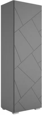 ГРАНЖ Шкаф ШК-001 (Серый шифер / Графит софт)