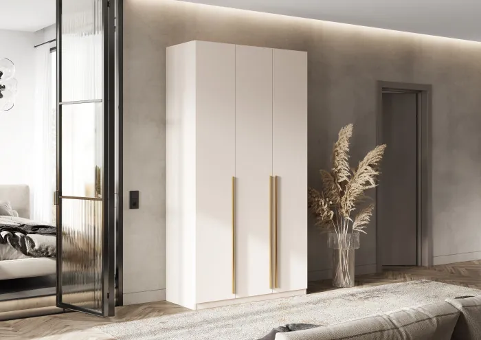 Ларго Шкаф 3-х створчатый 1200 (5 полок), Кашемир