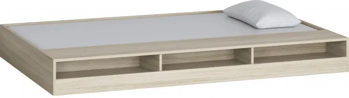 Двухъярусная кровать Гранада 1КВ (Дуб Айленд, Серый)