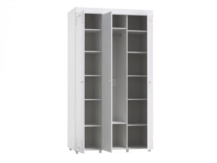 Спальня Италия-4 мягкая спинка белое дерево