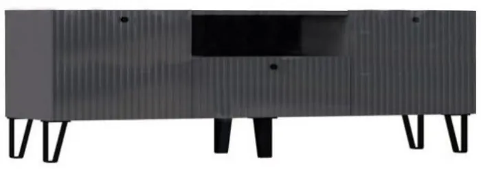 Оливия Тумба ТВ (малая) (Шарли мокко, Глиняный серый)