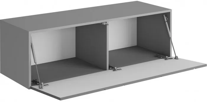 ГРАНЖ Тумба ТМ-004 (Д.1200, подвесная) (Серый шифер / Графит софт)