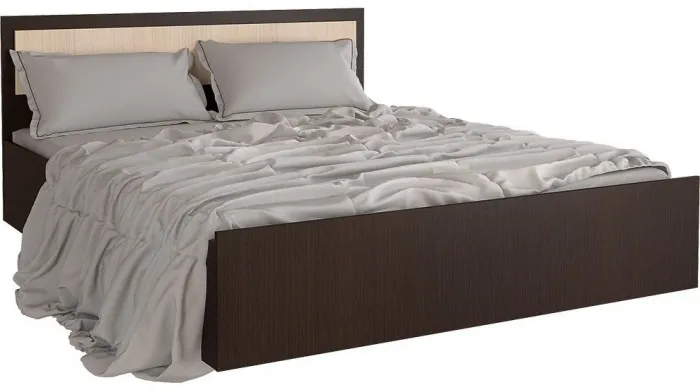 Модульная спальня Фиеста ЛДСП композиция 2 (Венге / дуб беленый)