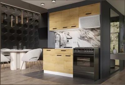 Кухня ЛДСП Хозяюшка 1100 +ГАЗ600, Вотан