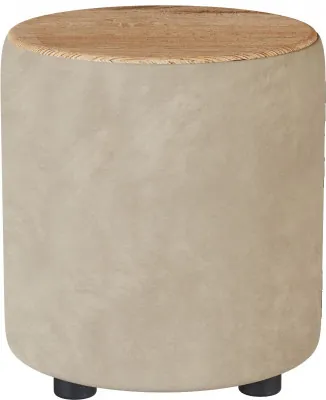 Пуф Пай, бежевый/мдф дуб канадский