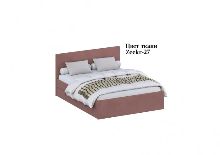 Кровать 160 КР-433-М с настилом из ламелей, Микровелюр-27
