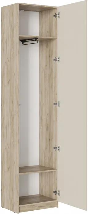 Модульная прихожая Бостон ЛДСП композиция 2, крафт серый/кашемир