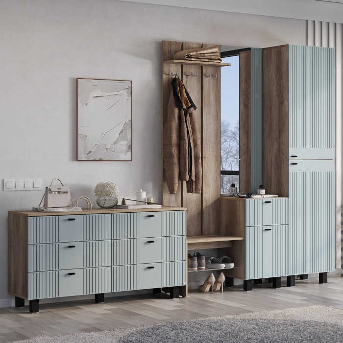 "Олива" ПН-01 пенал Дуб каньон/Шарли бриз МФ11