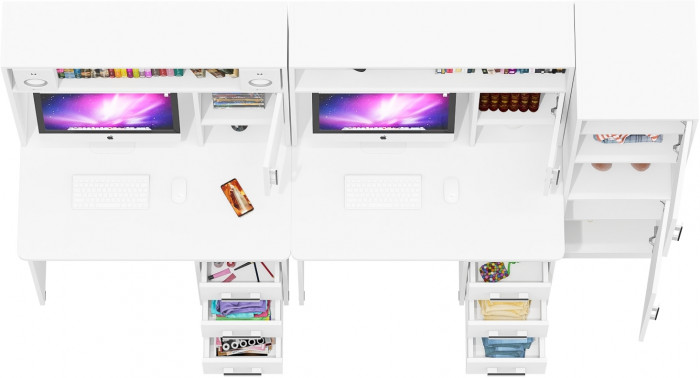 С-МД-СК9 Компоновка № 04, белый шагрень