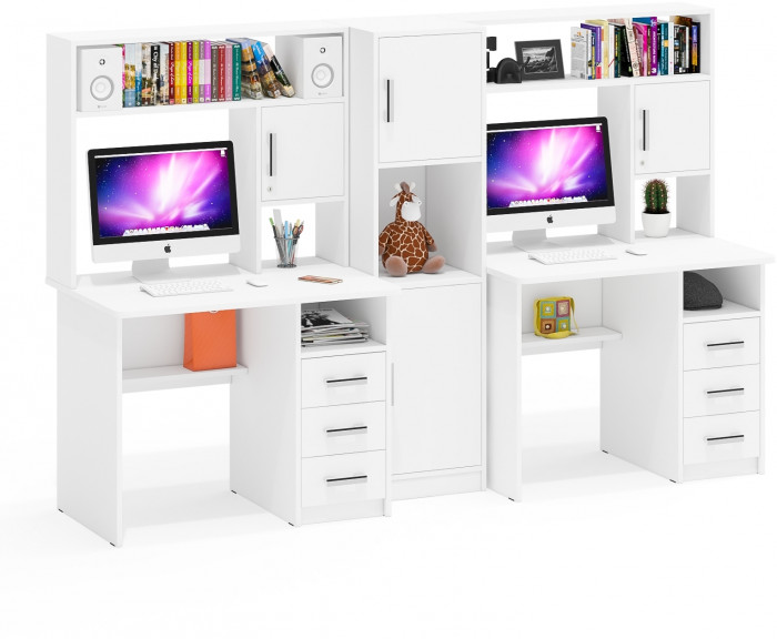 С-МД-СК9 Компоновка № 04, белый шагрень