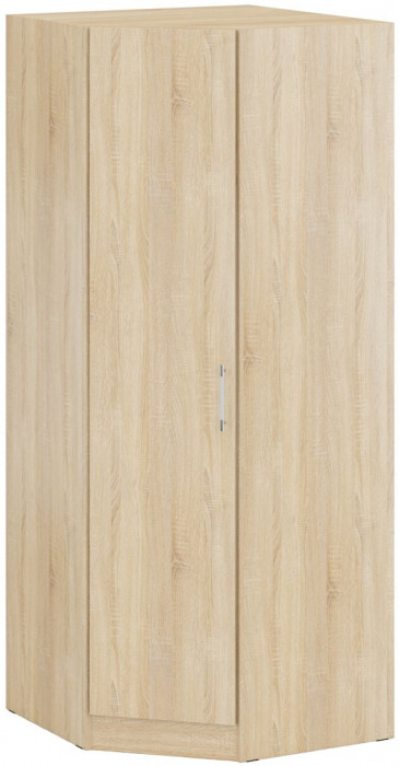 Спальня Стандарт 4-1400, дуб сонома/фасады ТВ тумбы МДФ белый глянец