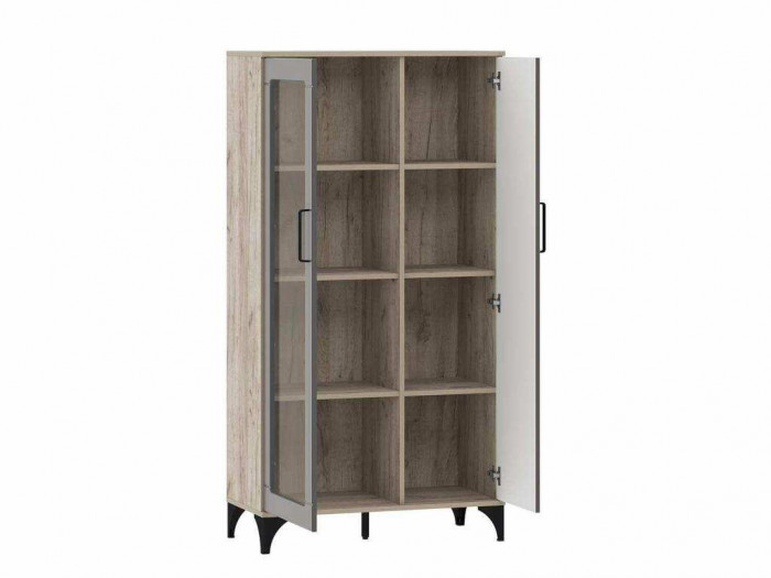 Марсель гостиная комплектация 3 Дуб Крафт серый/Софт графит