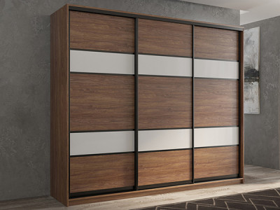 Шкаф-купе Кааппи 8 Морское Дерево Винтаж 180х60х230 см