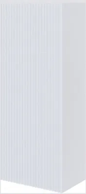 Сириния Шкаф навесной белый/белый снег