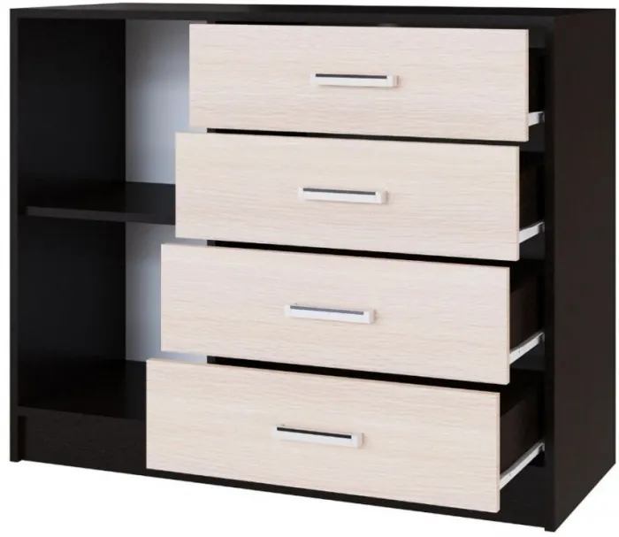 Комод Катрин-6 венге/дуб молочный