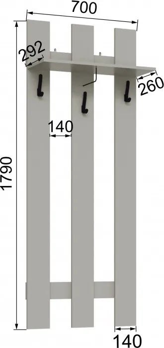 Вешалка Мадрид (0,7), Кашемир