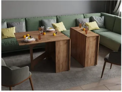 Стол книжка дуб крафт табачный