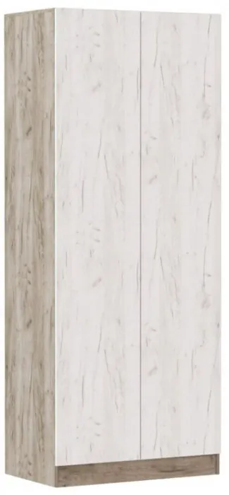 Модульная прихожая "Руэлла", композиция 1 - Крафт серый/Крафт белый