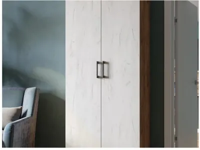 Шкаф Вегас 800 дуб крафт табачный/дуб крафт белый