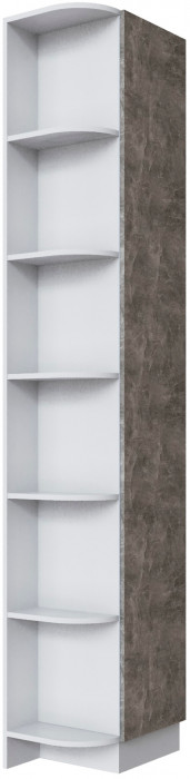 Угловое завершение Мадрид (0,35), Белый/Ателье светлое