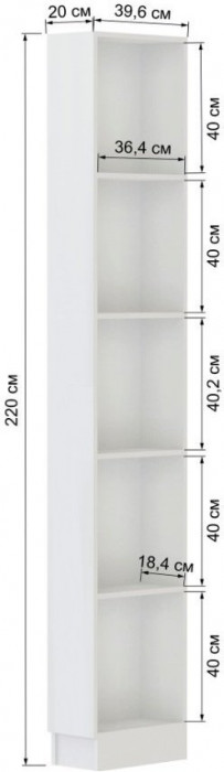 Руэлла Торцевое завершение белый