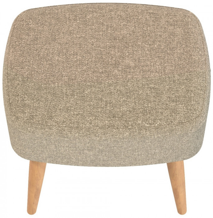 Банкетка 6-5135ТКШкор Полли, цвет ткань коричневая, ШхГхВ 44х34х45 см.(прямоугольная банкетка на четырёх ножках), цвет ножек: тик