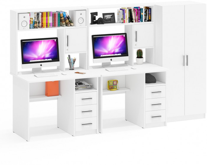 С-МД-СК9 Компоновка № 05, белый шагрень