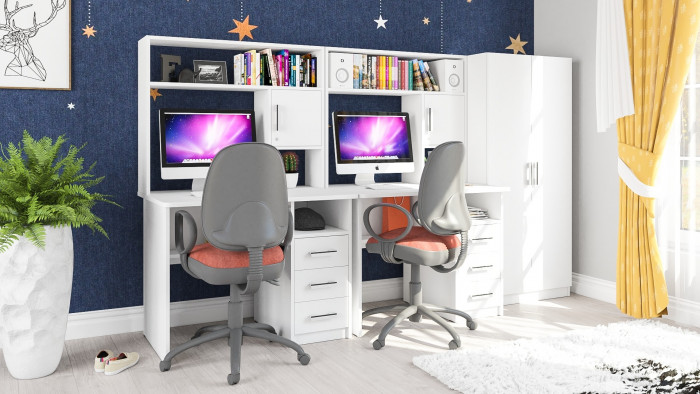 С-МД-СК9 Компоновка № 05, белый шагрень