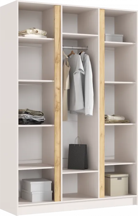 Келвин Шкаф 3-х створчатый 1500, Кашемир, Кашемир