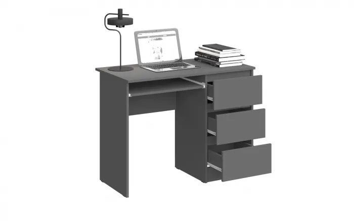 Челси Стол письменный (Графит, Графит)