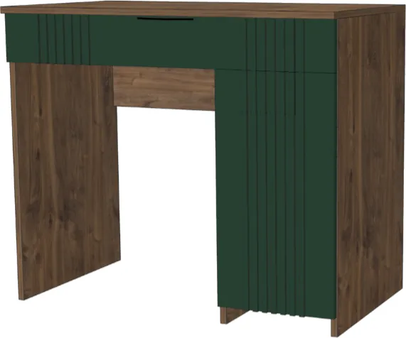 Стол туалетный "Герта" - Дуб канзас/Зеленый матовый