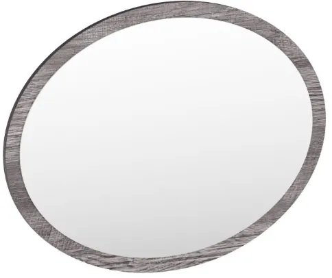 Туалетный столик + Зеркало Нао, Белый/Белый, Дуб Вотан