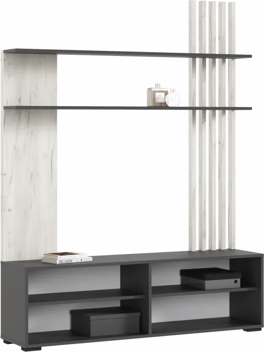 Роджина Гостиная (Крафт белый, Графит)