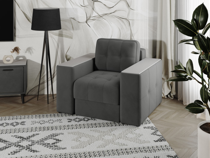 Кресло Виконт, Серый