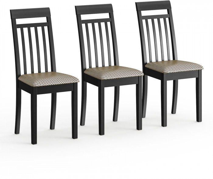 Три стула Мебель--24 Гольф-11 разборных