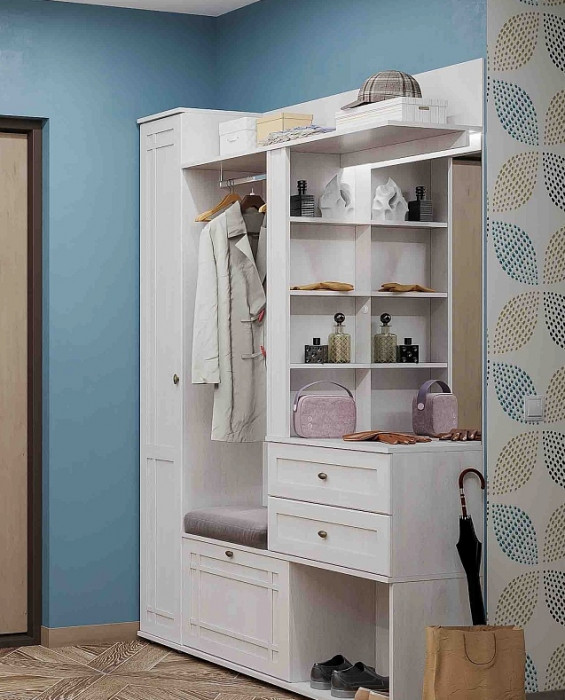 Шкаф МЦН Шерлоск 70, ясень светлый