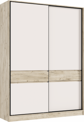 Шкаф-купе 1800 Роджина, Крафт серый/Кашемир