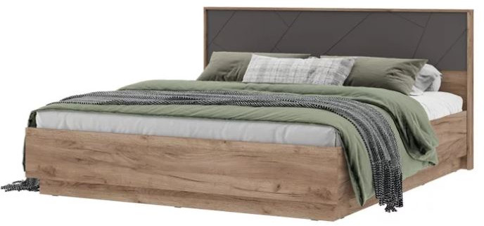 ОРЕГОН КР 03 1.8х2.0 (1874х990х2070) Фасад МДФ АСФАЛЬТ СУПЕРМАТ,ДУБ КРАФТ ТАБАЧНЫЙ/Корпус ДУБ КРАФТ ТАБАЧНЫЙ