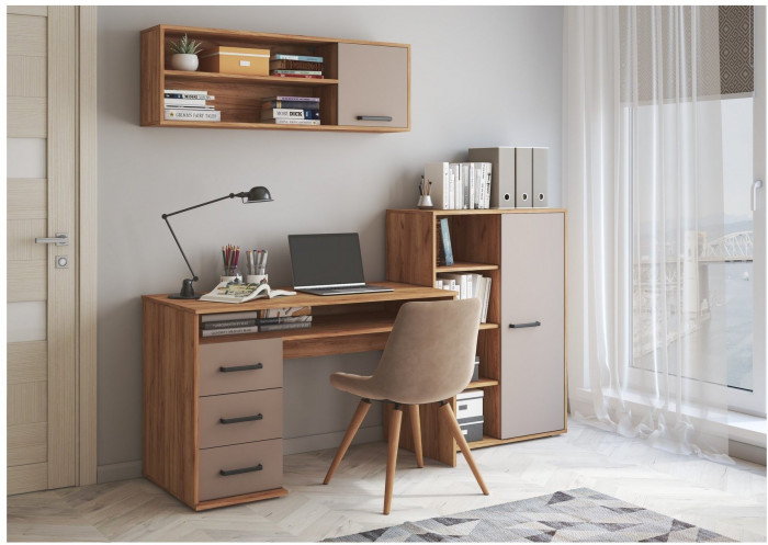 Уголок школьника Паскаль СТ-104 Крафт золотой/Глиняный серый