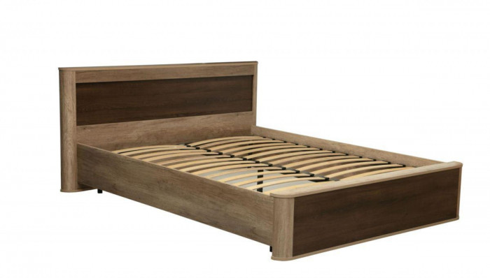 Кровать двуспальная Фантазия 34.25-02 New дуб каньон/дуб кальяри
