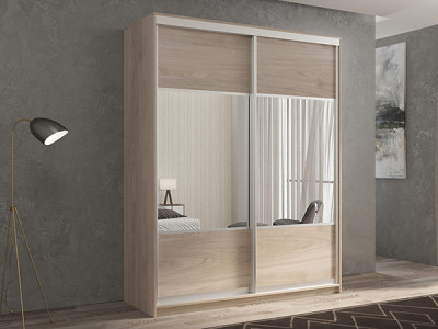 Шкаф-купе Кааппи 6 Кастелло Серый 140х45х230 см