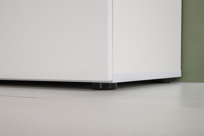 Эйр Гостиная 16.324.02 Шкаф, цвет белый шагрень, ШхГхВ 62х38,1х219,5 см., универсальная сборка