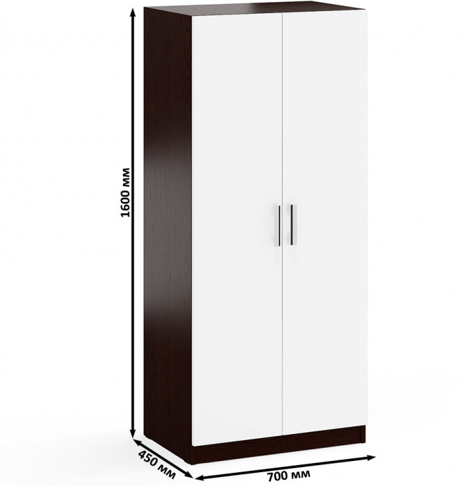 С-МД-СК9 Компоновка № 07, венге/белый шагрень