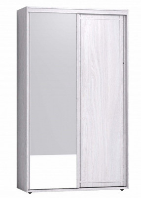 Шкаф-купе с зеркалом Шерлоск 303 Ясень анкор светлый