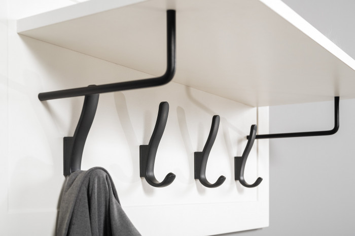 Остин 15.12 Вешалка, белый шагрень