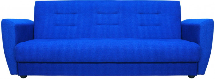 Раскладной диван-кровать, прямой, книжка, цвет синий, Лира 120х190